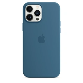 Силиконовый чехол Apple MagSafe для iPhone 13 Pro Max Полярная лазурь