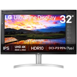 Монитор LG 32" UltraFine 32UN650K-W IPS Black/Silver (32UN650K-W.ARUZ)