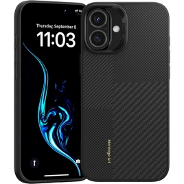 Чехол Benks Montage ArmorPro Case built with Kevlar для iPhone 16 Plus Black