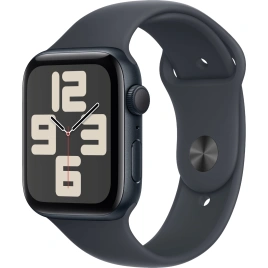 Смарт-часы Apple Watch SE (2024) 40mm Midnight Aluminium Case with Midnight Sport Band S/M (MXE73)