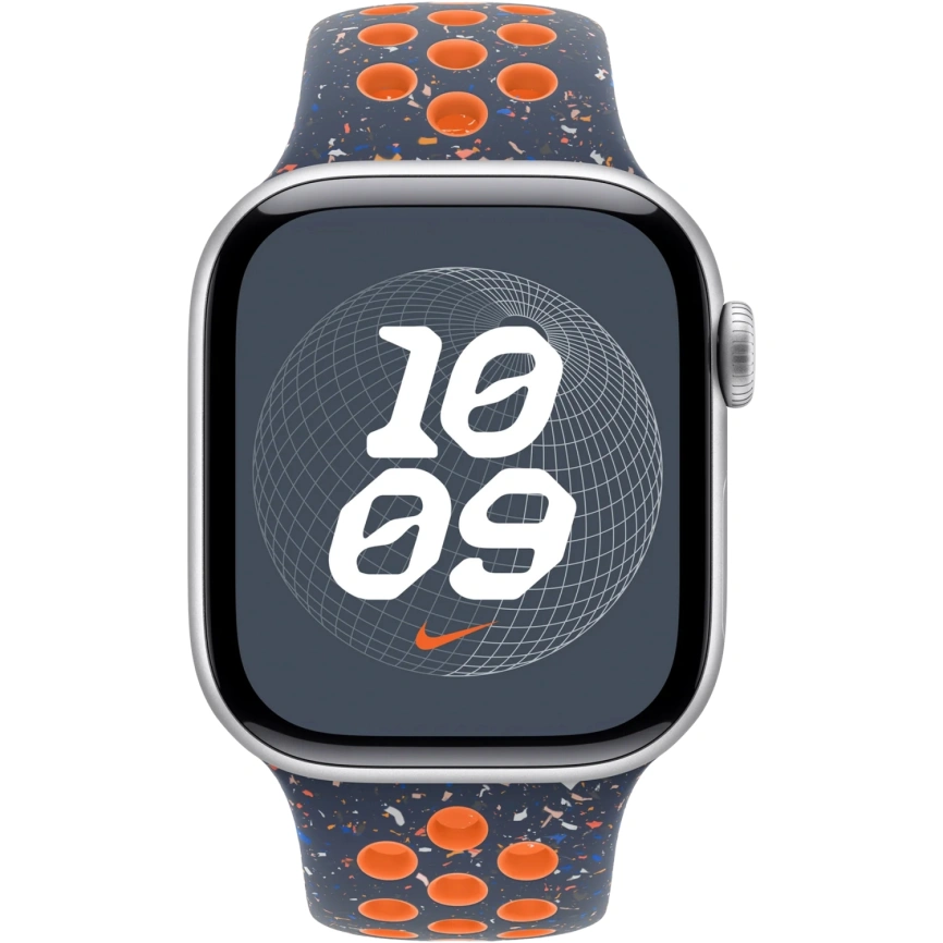 Ремешок Apple Watch 40mm Blue Flame Nike Sport Band M/L (MC2F4) фото 2