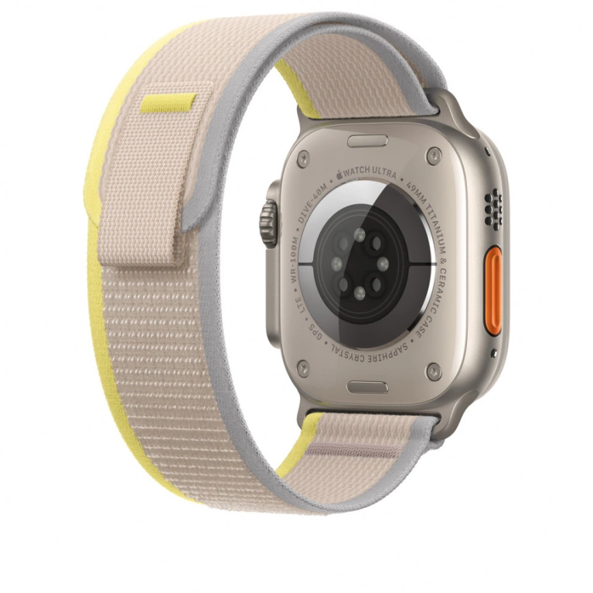 Ремешок Apple Watch Ultra 49mm Yellow/Beige Trail Loop M/L фото 1