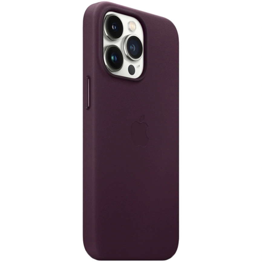 Кожаный чехол Apple MagSafe для iPhone 13 Pro Dark Cherry фото 3