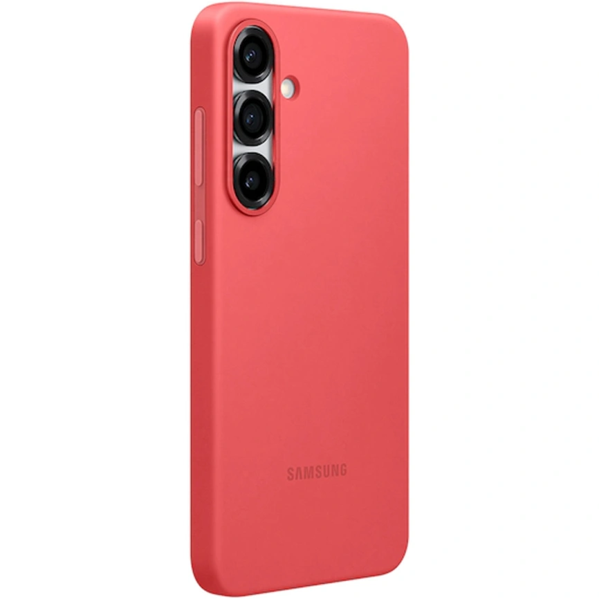 Чехол Samsung Silicone Case для Samsung Galaxy S25 Red фото 5