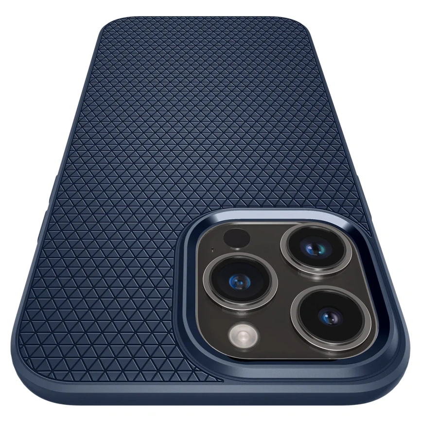 Чехол Spigen Liquid Air для iPhone 14 Pro Max (ACS04814) Navy Blue фото 4
